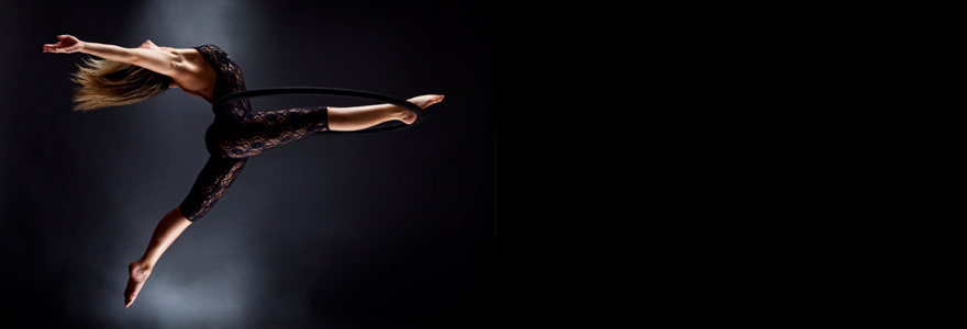 dancer and hoop